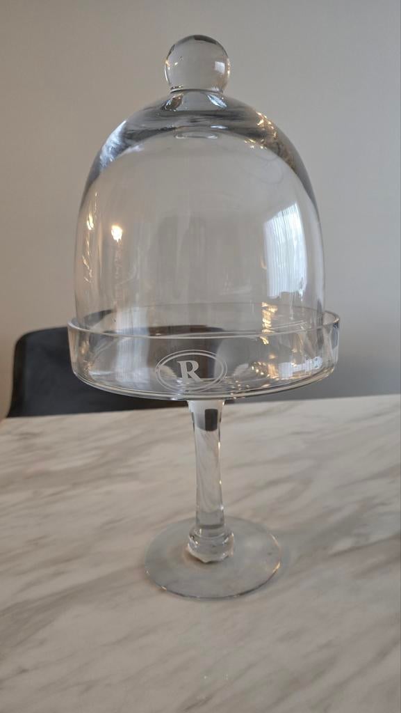 Glazen Riverdale etagere met stolp, Huis en Inrichting, Ophalen