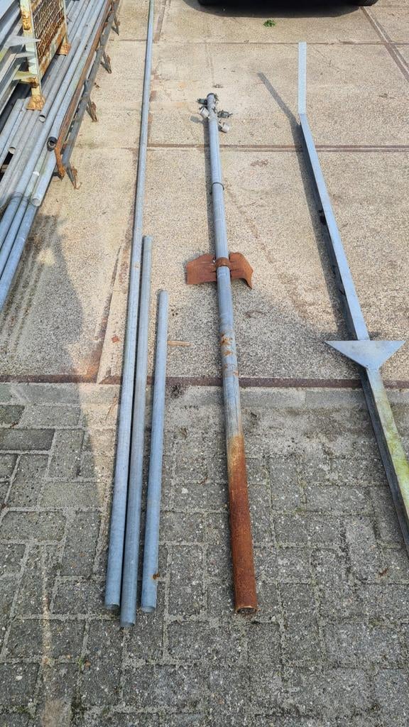 Gebruikt hekwerk - diverse onderdelen, Tuin en Terras, Ophalen of Verzenden, Gebruikt, IJzer, Overige typen