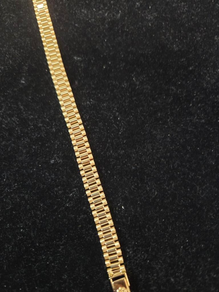 14 k gouden rolex model armband 12,4 gram, Ophalen of Verzenden, Nieuw, Goud, Goud