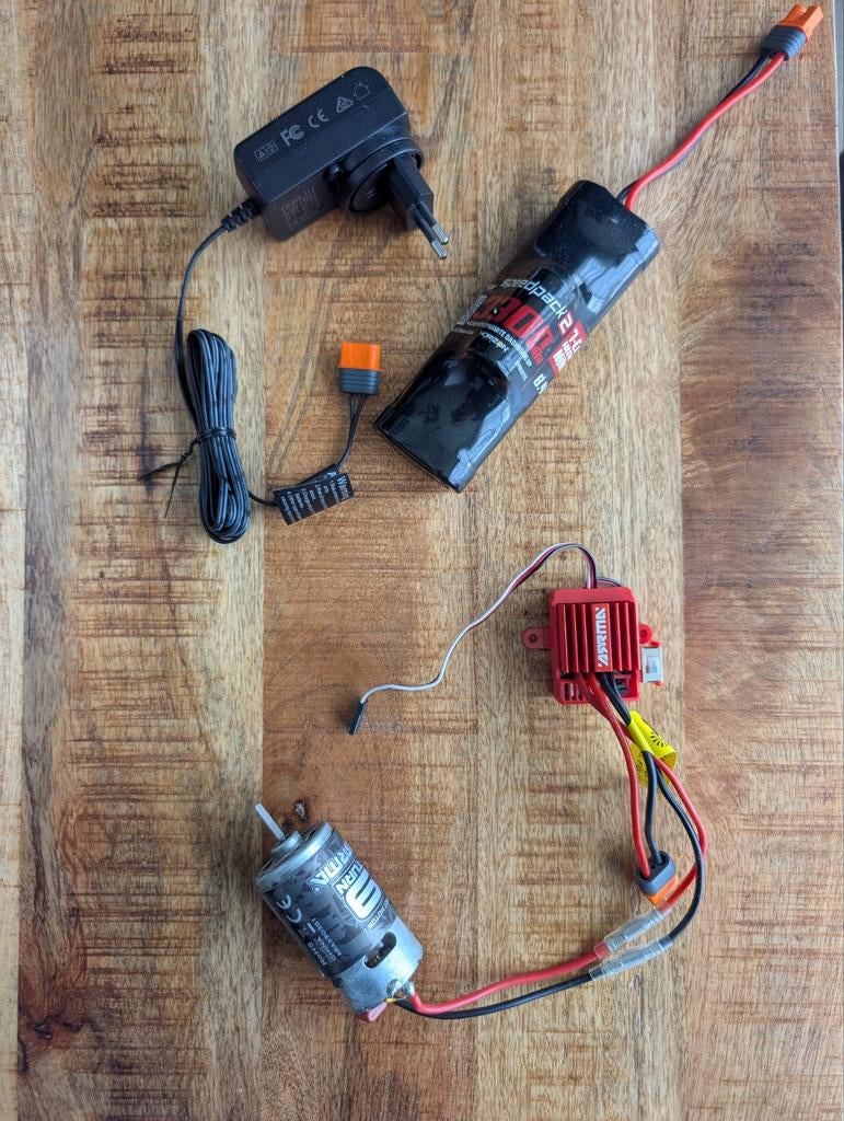 Arrma Mega set met 9 turn motor, accu en lader, Ophalen of Verzenden