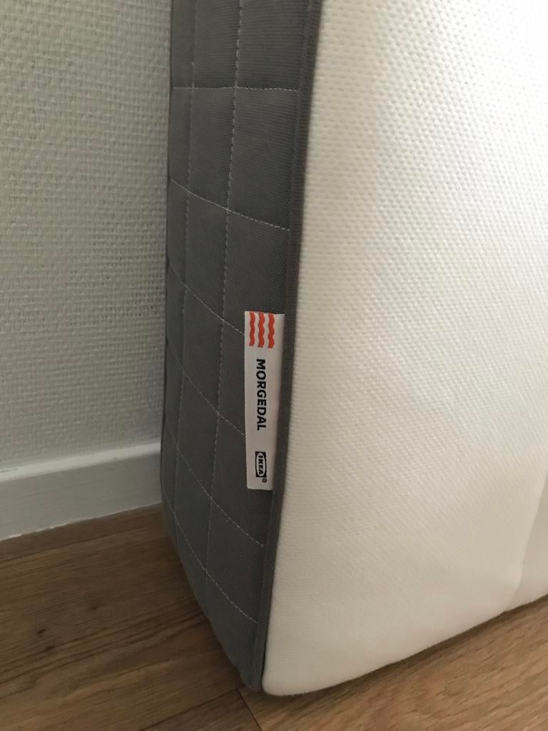 Ikea Morgedal matras 200x90x18 cm, Ophalen, Gebruikt, 90 cm, Eenpersoons