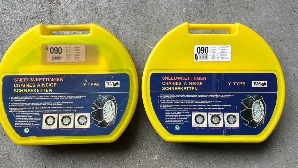 Sneeuwkettingen Y type maat 090, Ophalen, Nieuw