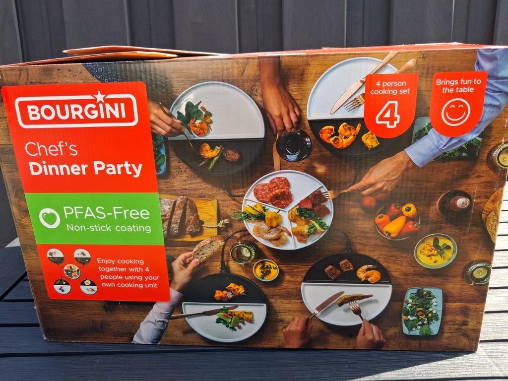 Bourgini Chef's Dinner Party - 4-persoons kookset, Ophalen of Verzenden