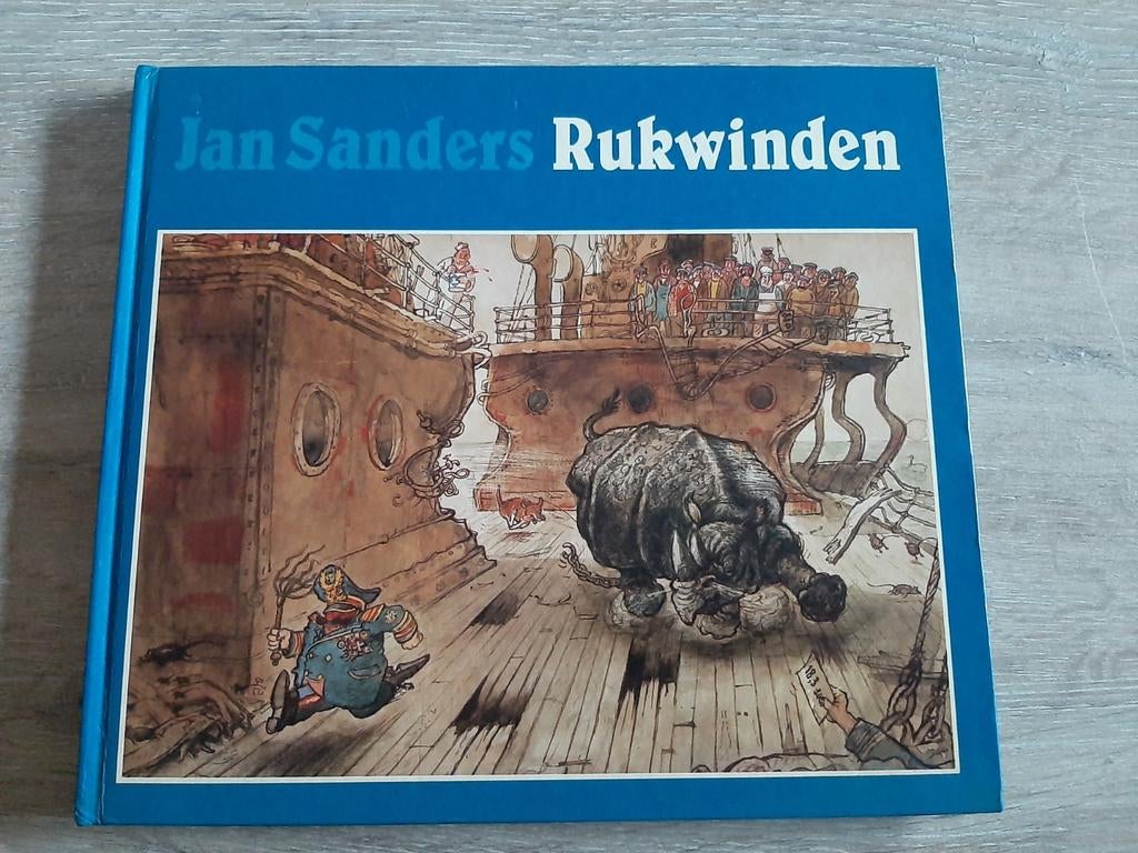 Jan Sanders Rukwinden - Geïllustreerd Boek, Ophalen of Verzenden, Zo goed als nieuw, Jan Sanders, Nederland