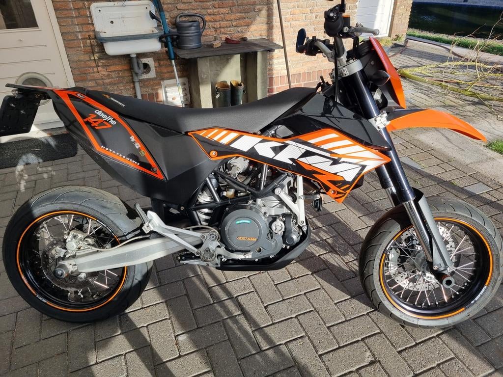 KTM 690 SMC R, Sportuitlaat, Motorrijbewijs A, Particulier, Meer dan 35 kW