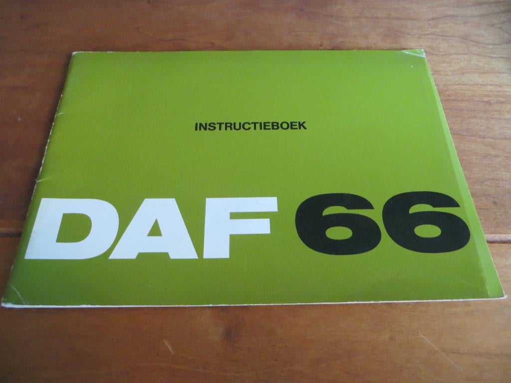 Instructieboek DAF 66, DAF 66 Stationcar 1973, Ophalen of Verzenden