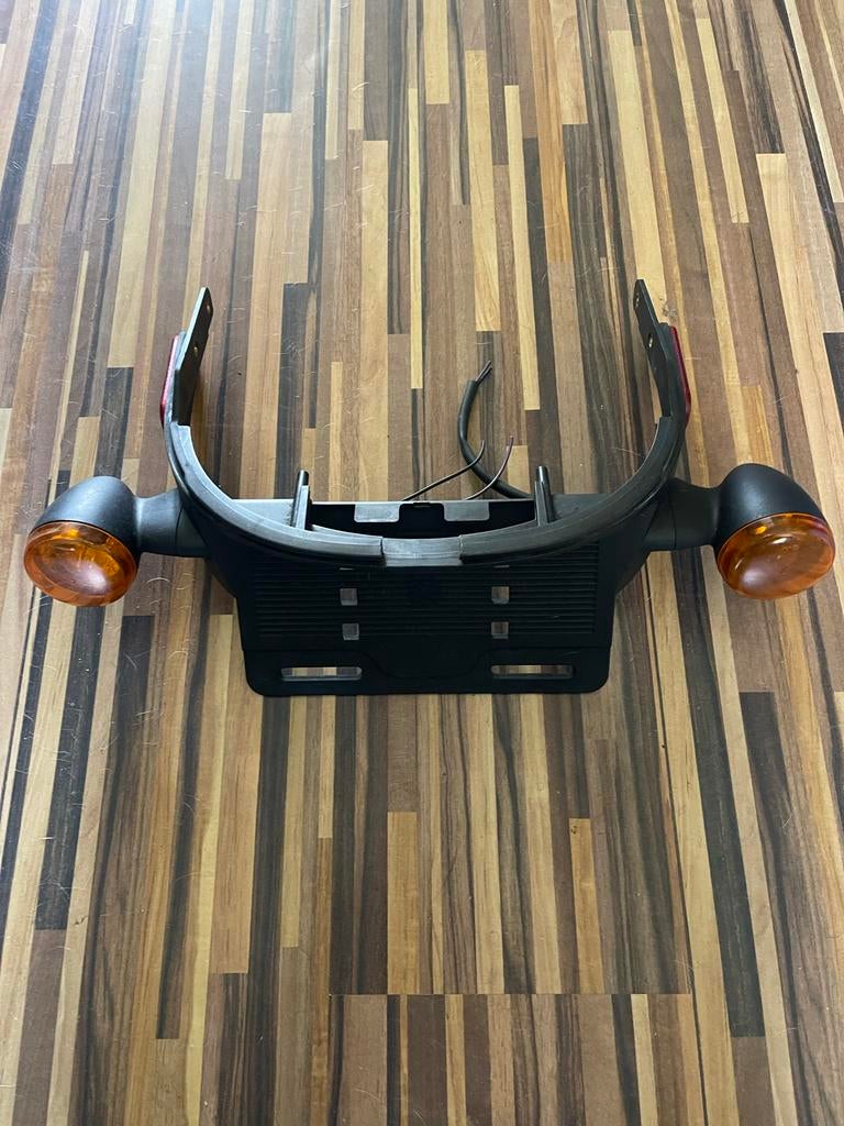 Harley Davidson V-Rod Kentekenplaathouder met knipperlichten, Motoren, Ophalen of Verzenden, Gebruikt
