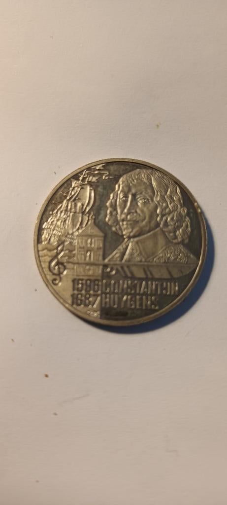 5 Euro munt 1996 Constantijn Huygens, Postzegels en Munten, Munten | Nederland, Ophalen of Verzenden, Koningin Beatrix, Euro's