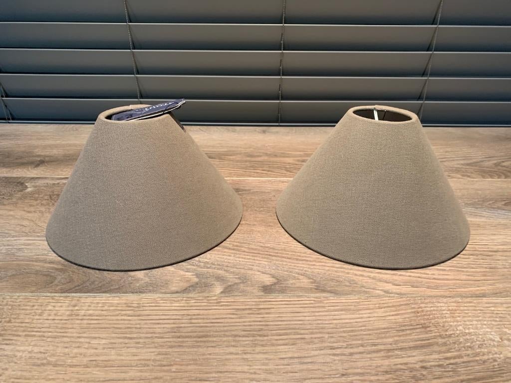 nieuwe lampenkappen van Stout verlichting 2 x, Huis en Inrichting, Ophalen of Verzenden, Nieuw, Rond, Minder dan 25 cm