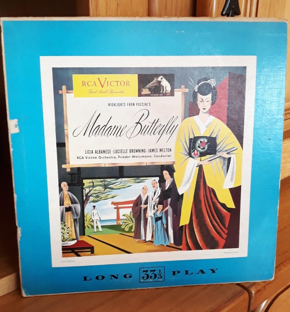 Madame Butterfly - RCA Victor LM-2 (Licia Albanese) 10 inch, Gebruikt, 10 inch, Opera of Operette, Ophalen of Verzenden