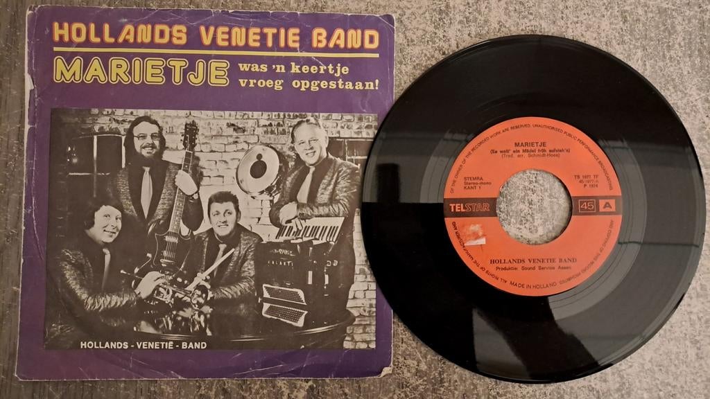 Hollands venetie band  - Marietje, Ophalen of Verzenden, Gebruikt, Overige formaten, Levenslied of Smartlap