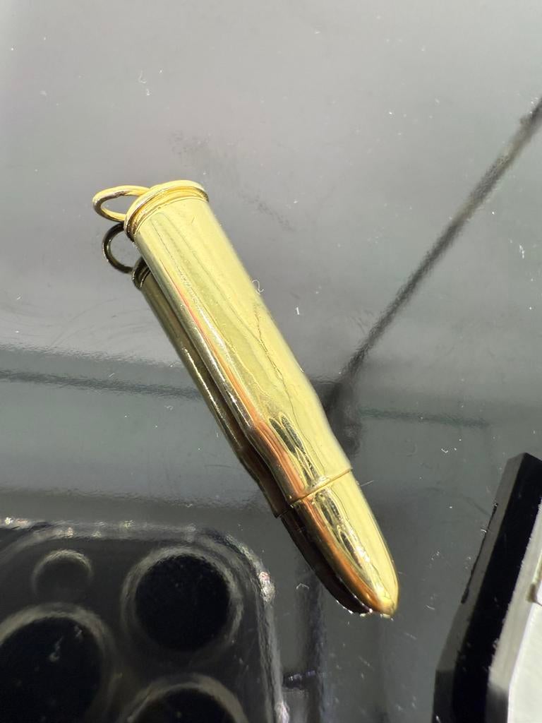 Prachtige 14 karaats gouden kogel hanger, Ophalen of Verzenden, Nieuw, Goud, Goud