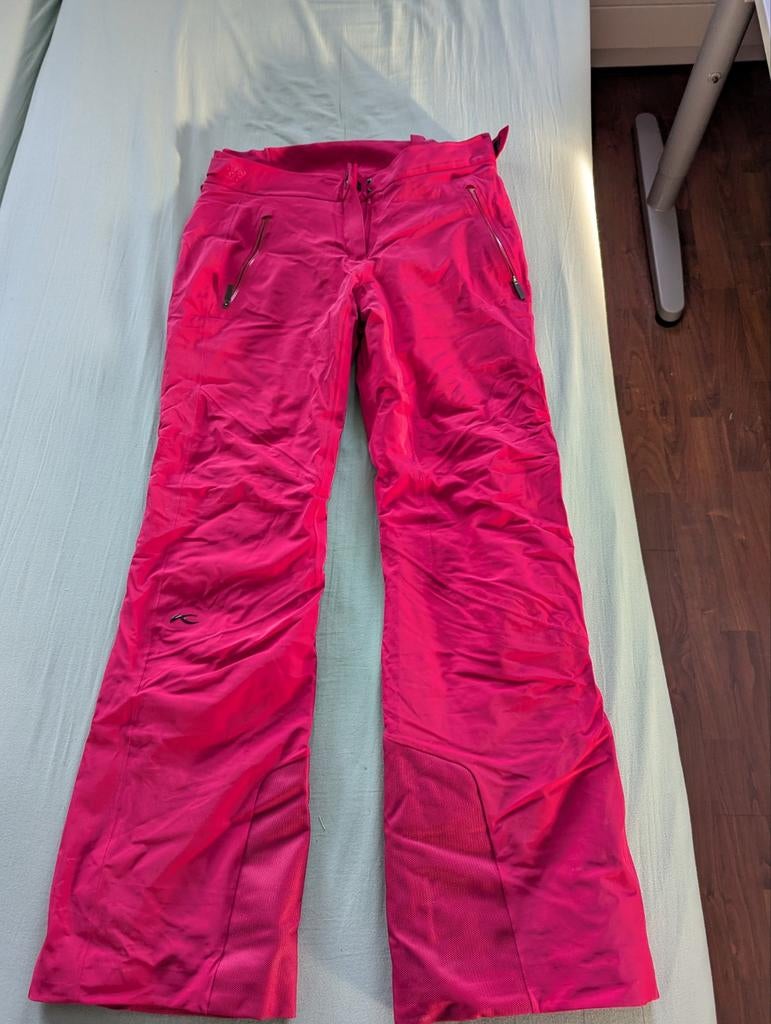 Kjus dames skibroek fuchsia medium 38, Ophalen of Verzenden, Zo goed als nieuw, Kjuss, Broek