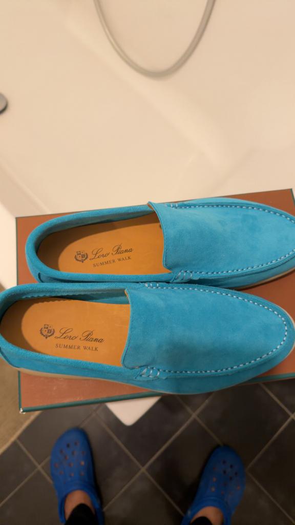 Loro Piana Loafers - Stijlvol en Comfortabel, Kleding | Heren, Schoenen, Loafers, Blauw, Ophalen of Verzenden, Zo goed als nieuw