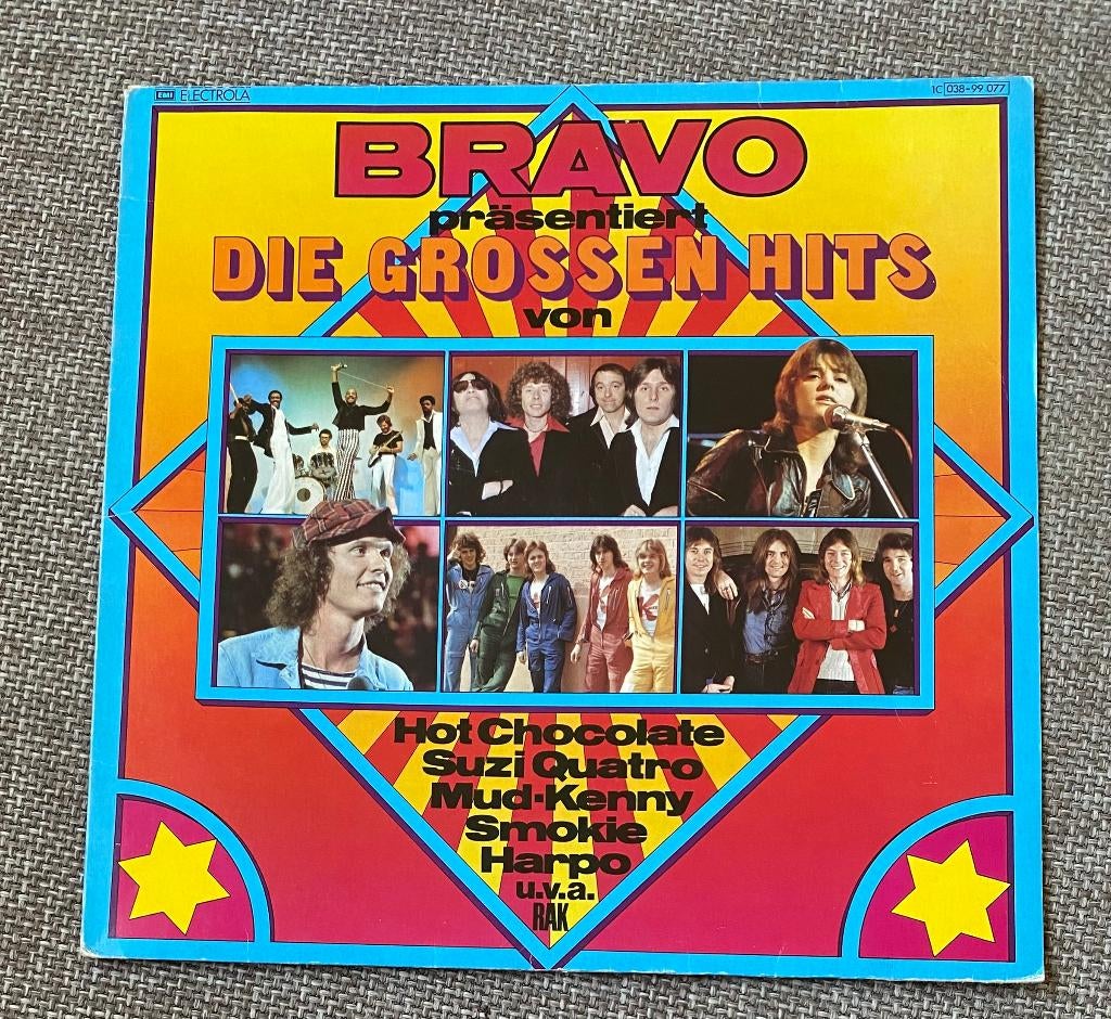 LP Bravo Präsentiert Die Grossen Hits 1977 € 7,00, Ophalen, Zo goed als nieuw, 12 inch, Pop