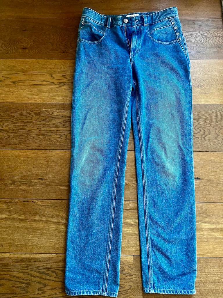 Isabel Marant spijkerbroek - maat 36/38, Ophalen of Verzenden, Gedragen, Blauw, W30 - W32 (confectie 38/40)