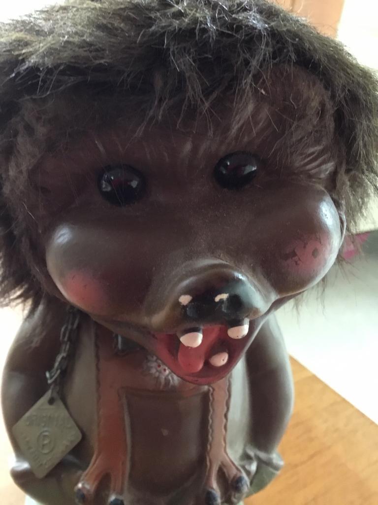 Heico troll / weerwolf Bobblehead,vintage jaren 60, Verzamelen, Ophalen of Verzenden, Gebruikt, Overige typen