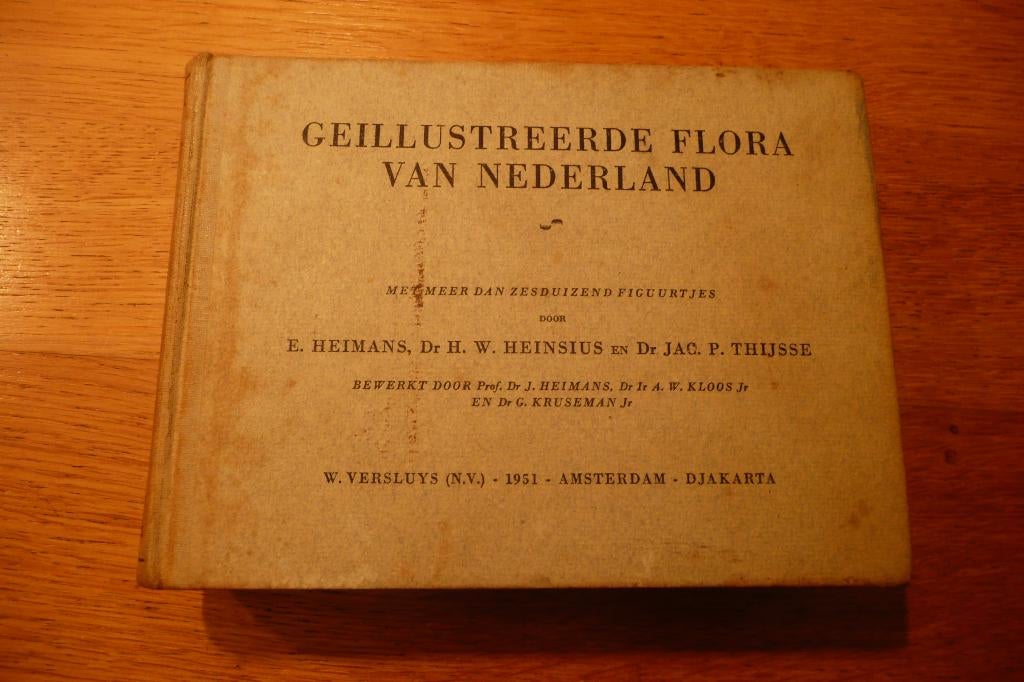 Meer dan 6000 fig. geillustreerde flora van Nederland, Boeken, Gelezen, Bloemen, Planten en Bomen, E. Heimans, Dr. H.W. Heinsius en Dr. Jac. P. Thijsse
