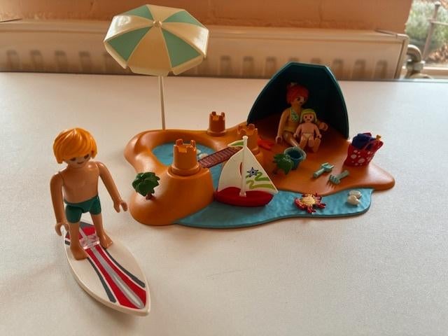 Playmobil familie aan het strand 9425, Verzenden, Zo goed als nieuw, Complete set