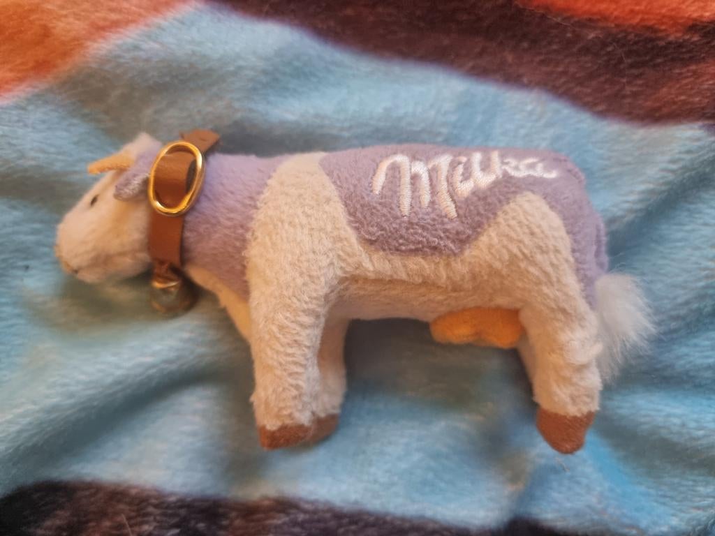 Milka pluche koe met bel, Verzenden, Gebruikt, Koe