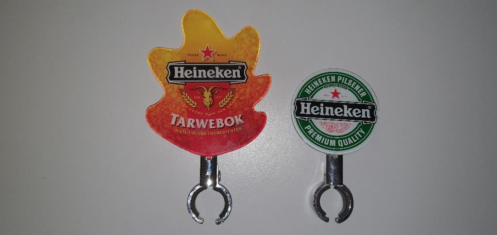 2 Heineken Biertap displays, Verzamelen, Biermerken, Ophalen of Verzenden, Zo goed als nieuw, Overige typen, Heineken