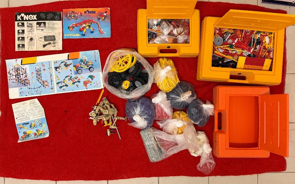 k'nex onderdelen en boekjes (10kg), Kinderen en Baby's, Speelgoed | Bouwstenen, Zo goed als nieuw, K'nex, Ophalen of Verzenden