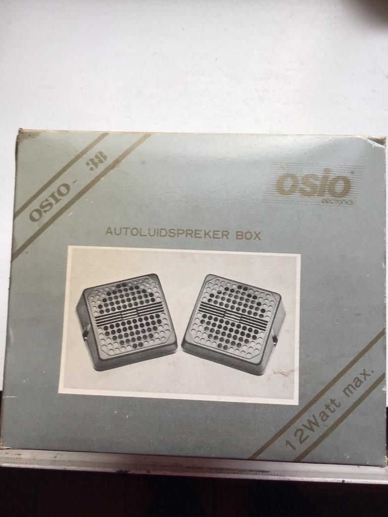 Auto speakers osio ongebruikt (vintage), Ophalen of Verzenden, Nieuw