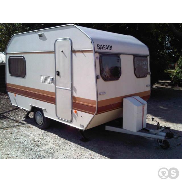 Oldtimer Caravan Wilk Safari 380, Caravans en Kamperen, Caravans, Rondzit, Particulier, 500 - 750 kg, Koelkast