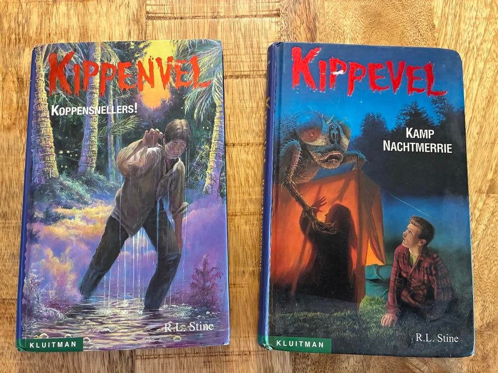 Kippenvel R.L. Stine - Koppensnellers & Kamp Nachtmerrie, Boeken, Ophalen of Verzenden, Gelezen, Fictie