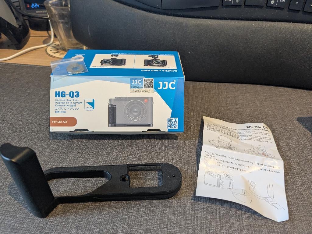 JJC Grip voor Leica Q3, Ophalen of Verzenden, Zo goed als nieuw, Overige Merken, Geen optische zoom