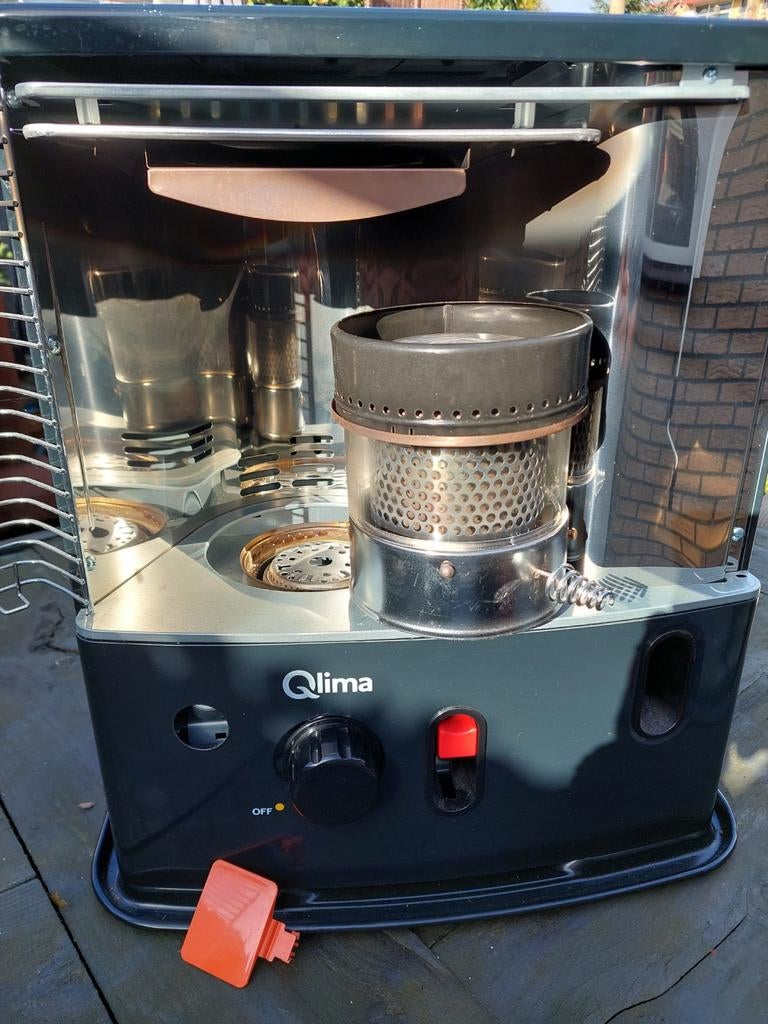 Qlima Petroleumkachel R4224STC-2, Huis en Inrichting, Ophalen, Gebruikt, Overige brandstoffen, Petroleumkachel