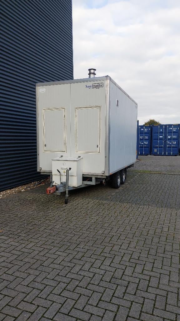 Mobiele douche aanhanger, Doe-het-zelf en Verbouw, Sanitair, Ophalen, Gebruikt, Douche