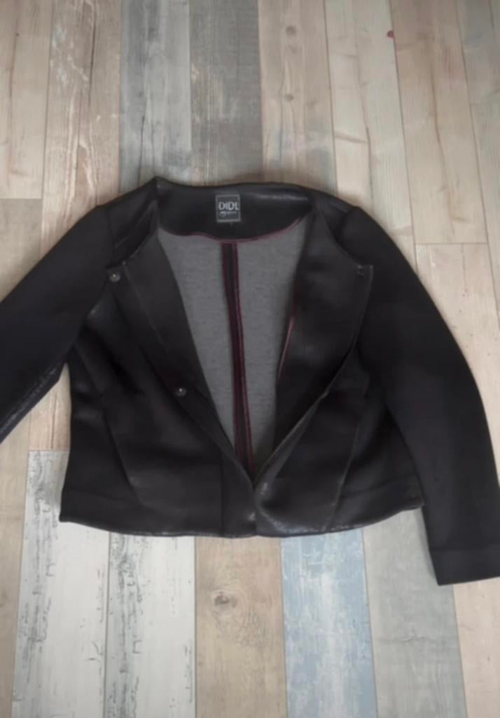 Mooi jas Didi maat L, Ophalen of Verzenden, Zo goed als nieuw, Maat 42/44 (L), Zwart