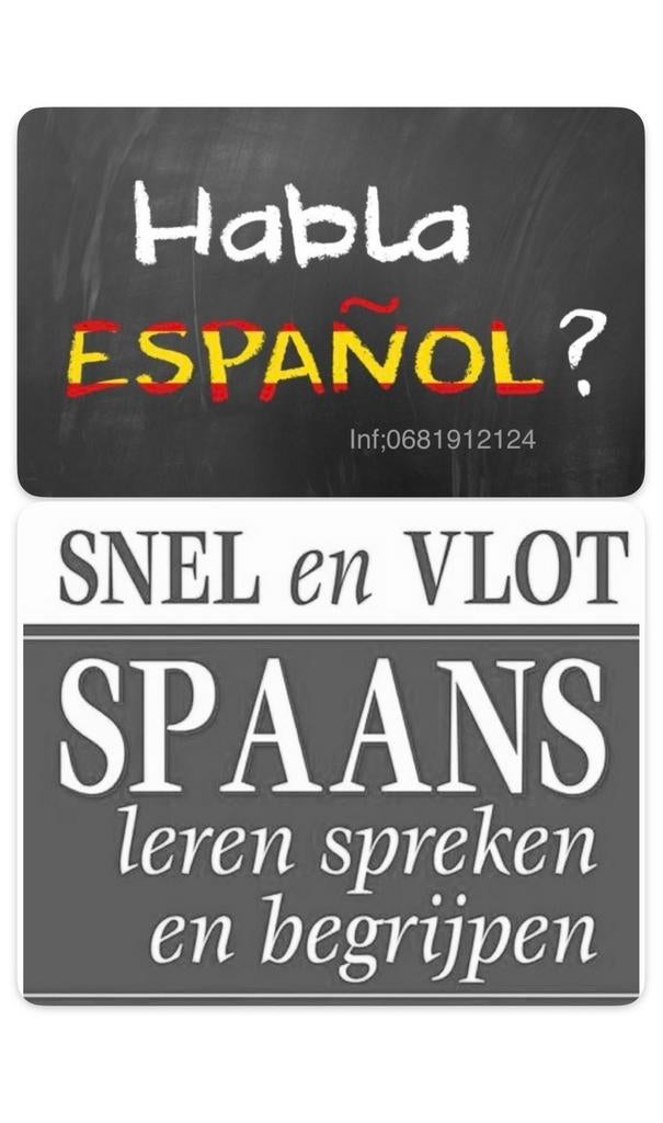 Spaans bijles / ondersteuning van Spaans, Privéles, Bijles