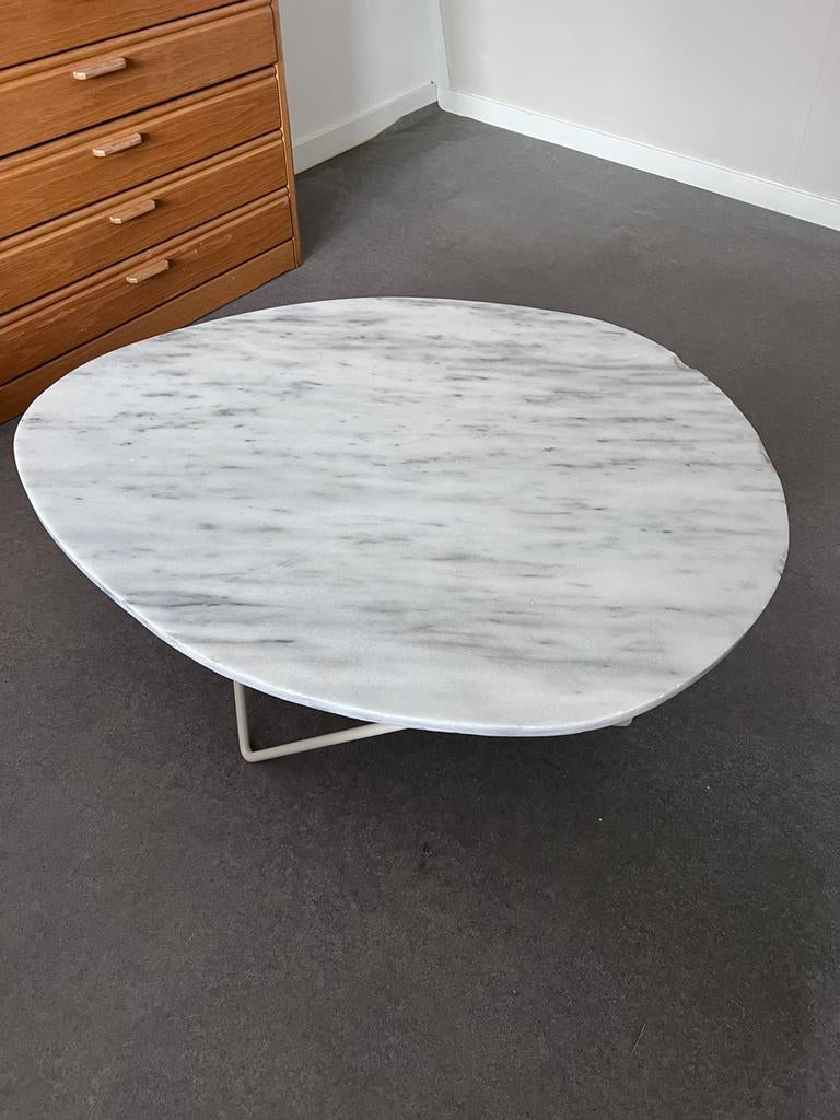 Marmeren salontafel voor de liefhebber, Ophalen, Overige materialen, Gebruikt, 100 tot 150 cm