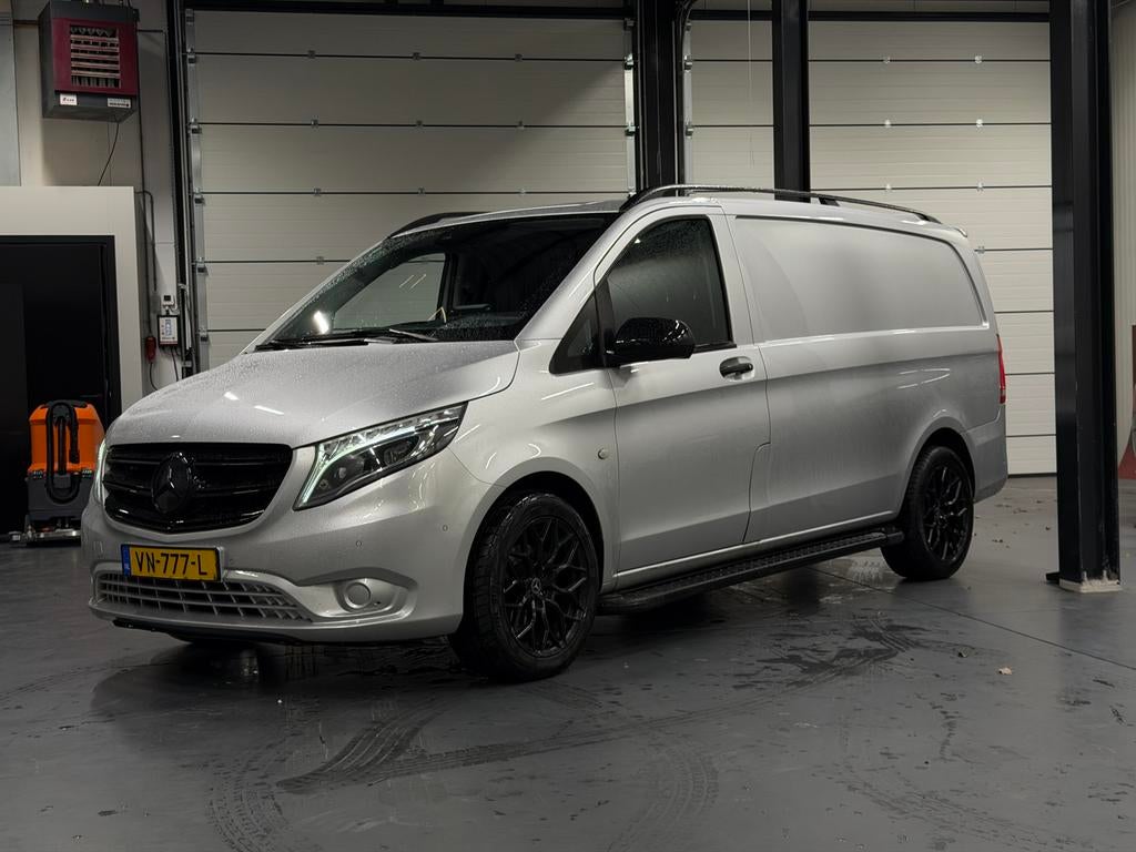 Mercedes-Benz Vito 114 2.1 CDI 2015 Lang AUT Led CarPlay, Automaat, Zwart, 4 cilinders, USB