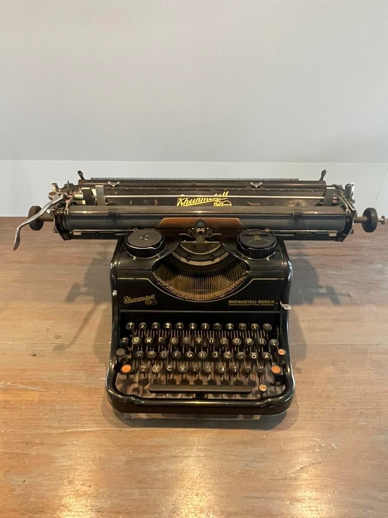 Rheinmetall-Borsig typemachine. ca. 1940, Diversen, Typemachines, Ophalen, Gebruikt