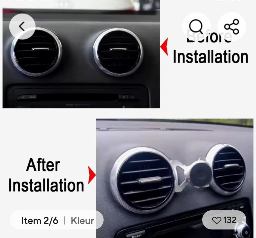 Nieuw, Telefoon houder audi, Ophalen of Verzenden, Auto