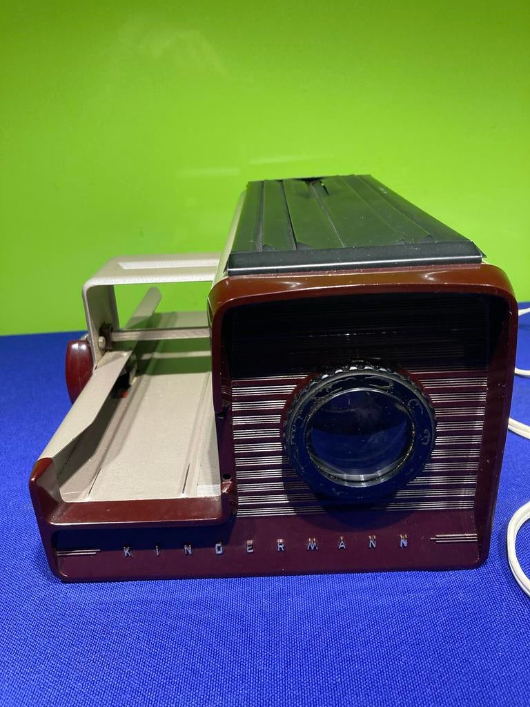 Vintage Kindermann diaprojector - Made in Germany, Ophalen of Verzenden, Gebruikt