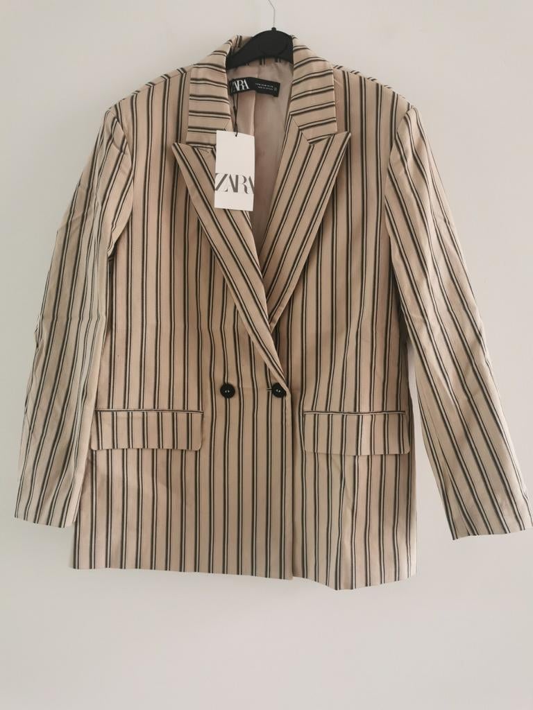 ZARA gestreepte blazer mt. M, Kleding | Dames, Maat 38/40 (M), Verzenden, Nieuw, Jasje