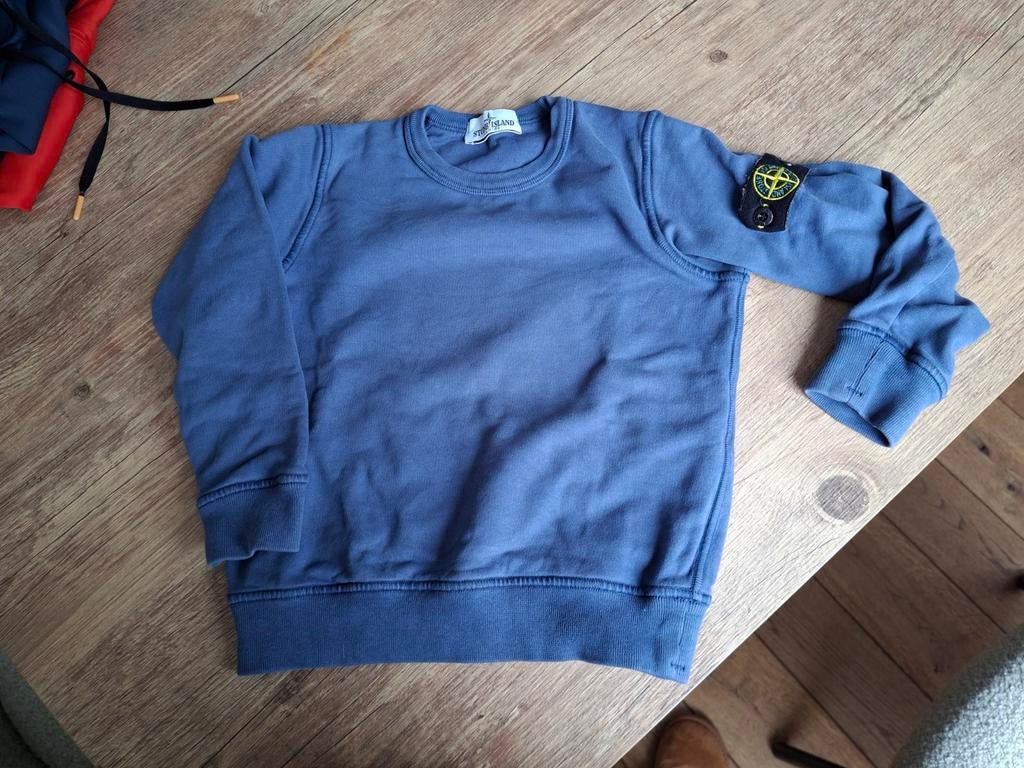 Stone island sweater blauw maat 110, Ophalen of Verzenden, Zo goed als nieuw, Jongetje