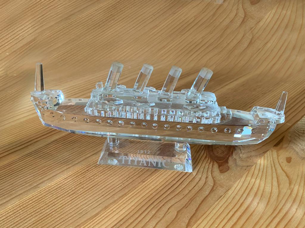 Titanic Kristal Miniatuur | Katina Crystal Titanic Figure, Antiek en Kunst, Ophalen of Verzenden