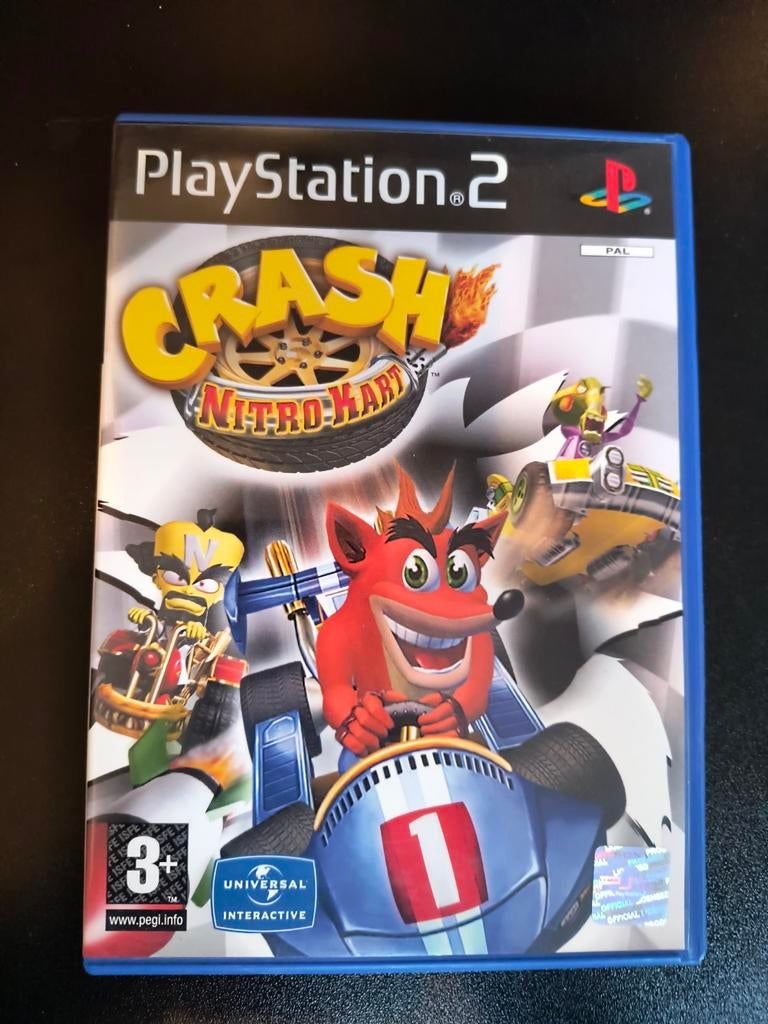 Crash Nitro Kart - PlayStation 2, Spelcomputers en Games, Games | Sony PlayStation 2, Gebruikt, Racen en Vliegen, 2 spelers, Eén computer