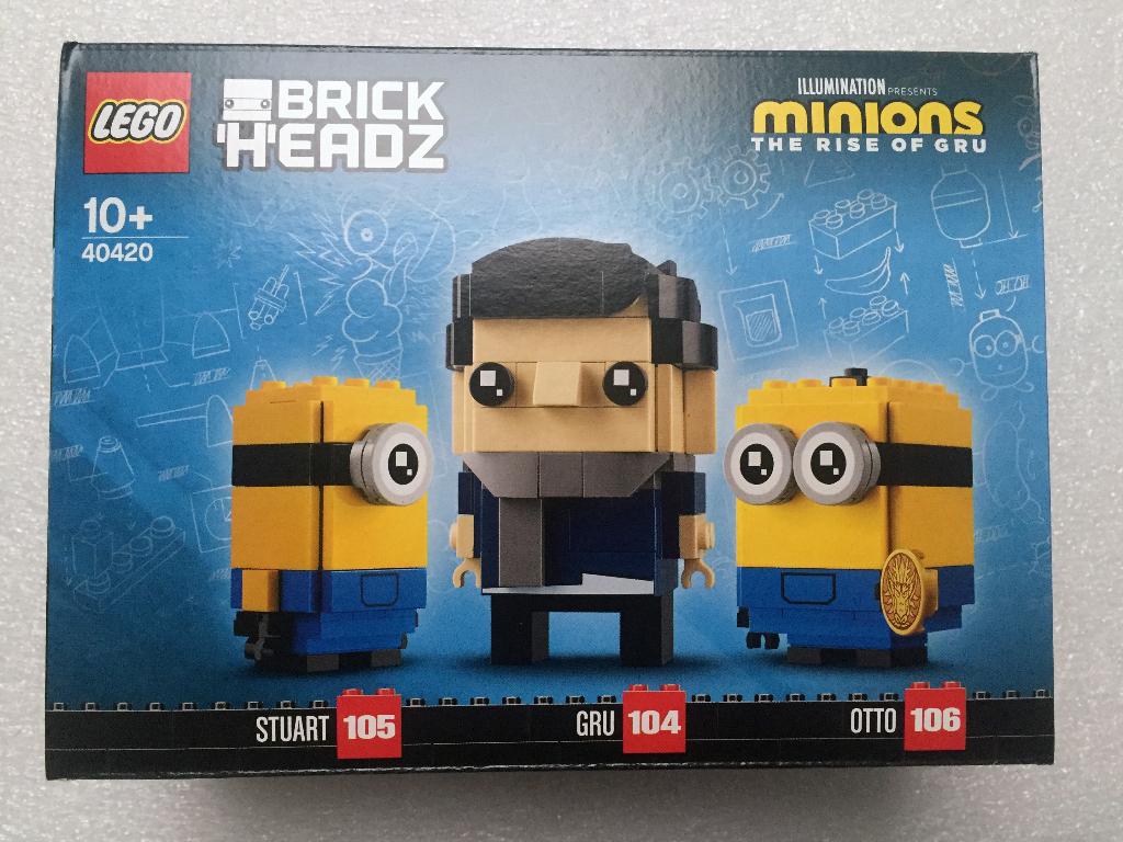 LEGO® Brickheadz Minions 40420 - Gru, Stuart & Otto *Nieuw, Ophalen of Verzenden, Nieuw, Complete set, Lego