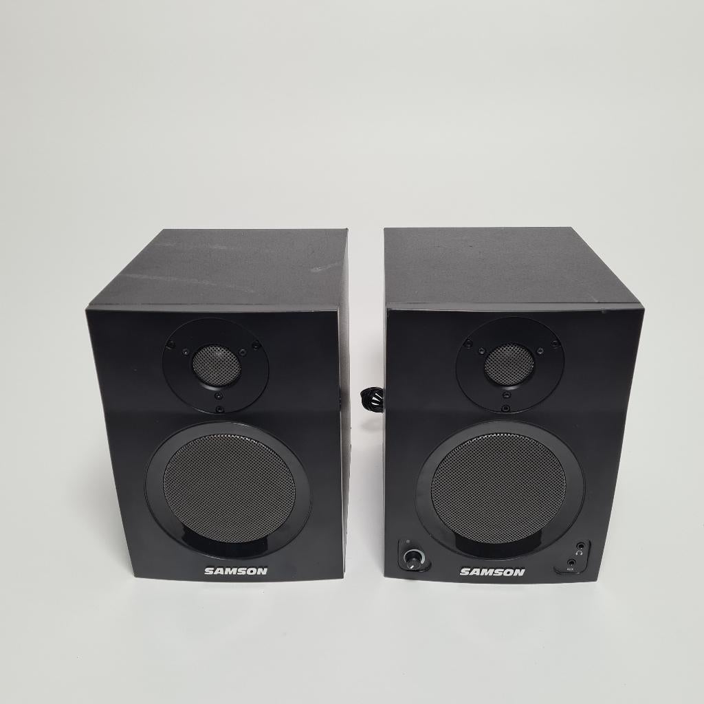 Samson MediaOne BT4 Actieve Monitor Speakers, Overige merken, Gebruikt, Ophalen of Verzenden, Minder dan 60 watt