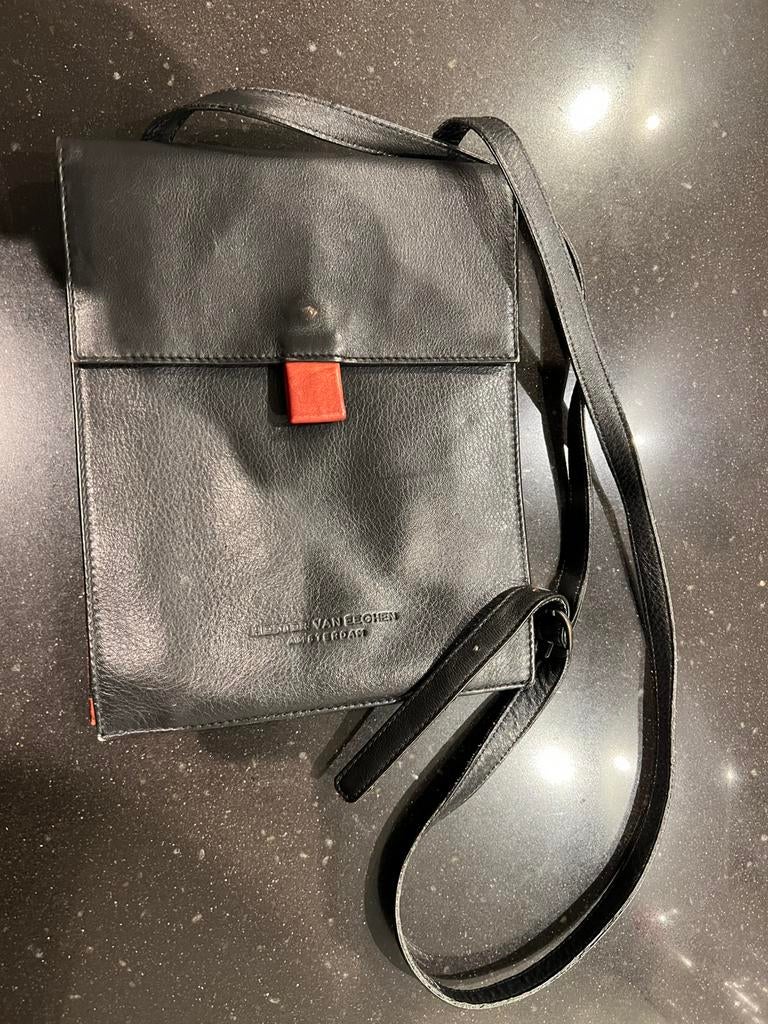 Hester van Eeghen Quarter design, Sieraden, Tassen en Uiterlijk, Tassen | Damestassen, Ophalen of Verzenden, Gebruikt, Zwart, Schoudertasje