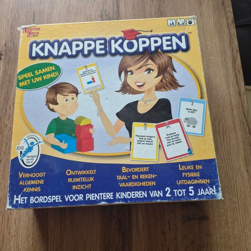 Knappe Koppen, kinderspel, Hobby en Vrije tijd, Gezelschapsspellen | Bordspellen, Ophalen