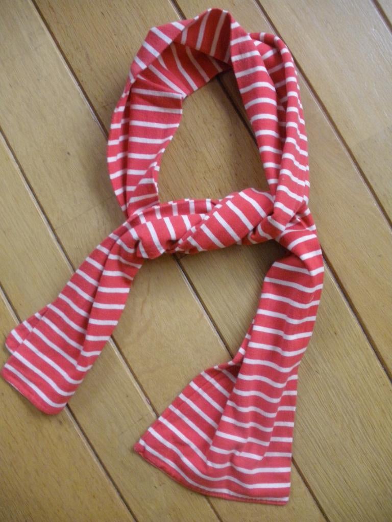 Sjaal rood wit Bretons streep - nieuw -, Ophalen of Verzenden, Nieuw, Maat 46/48 (XL) of groter, Sjaal