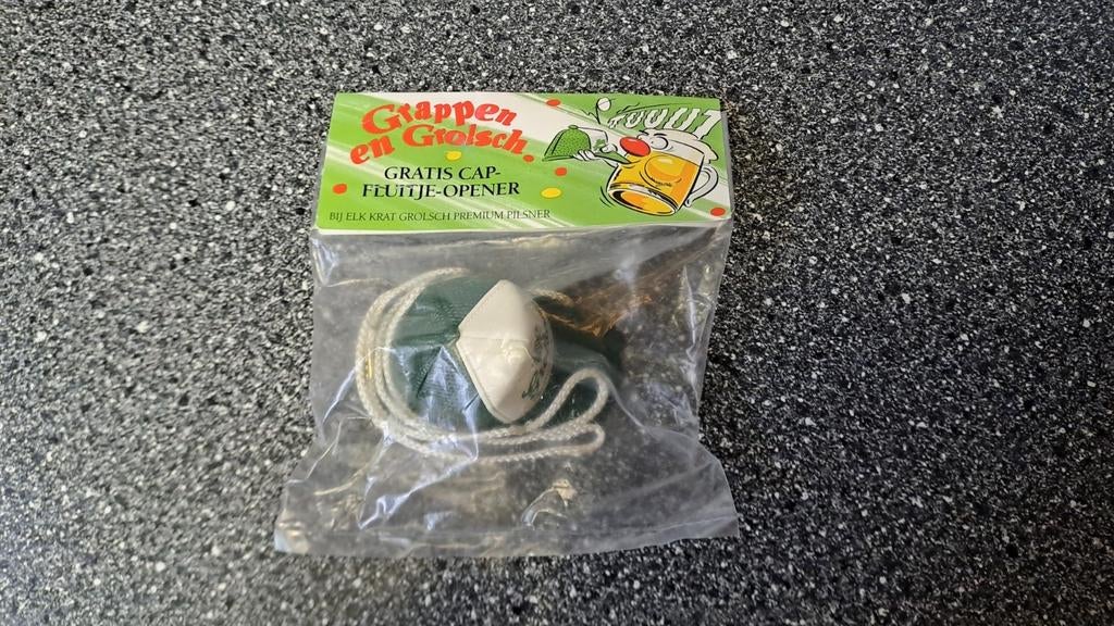 Grolsch cap opener fluitje nieuw carnaval, Verzamelen, Ophalen of Verzenden, Nieuw, Flesopener, Grolsch