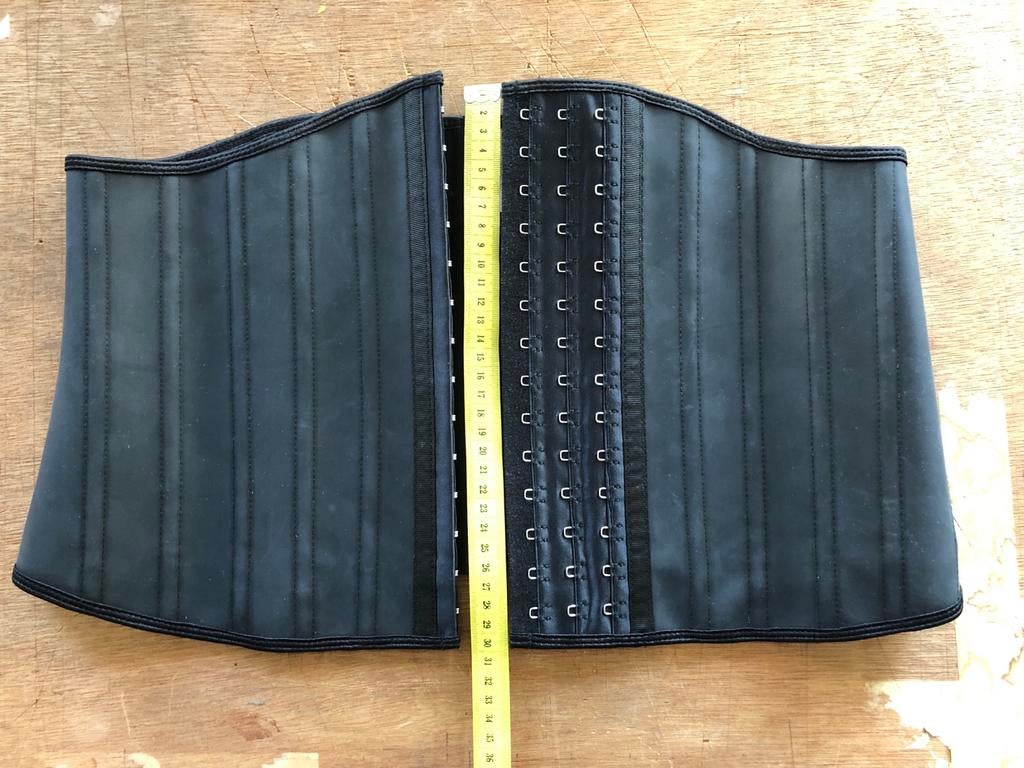 Latex Waisttrainer XXL - Body Shaper Corset, Ophalen of Verzenden, Zwart, Body of Korset